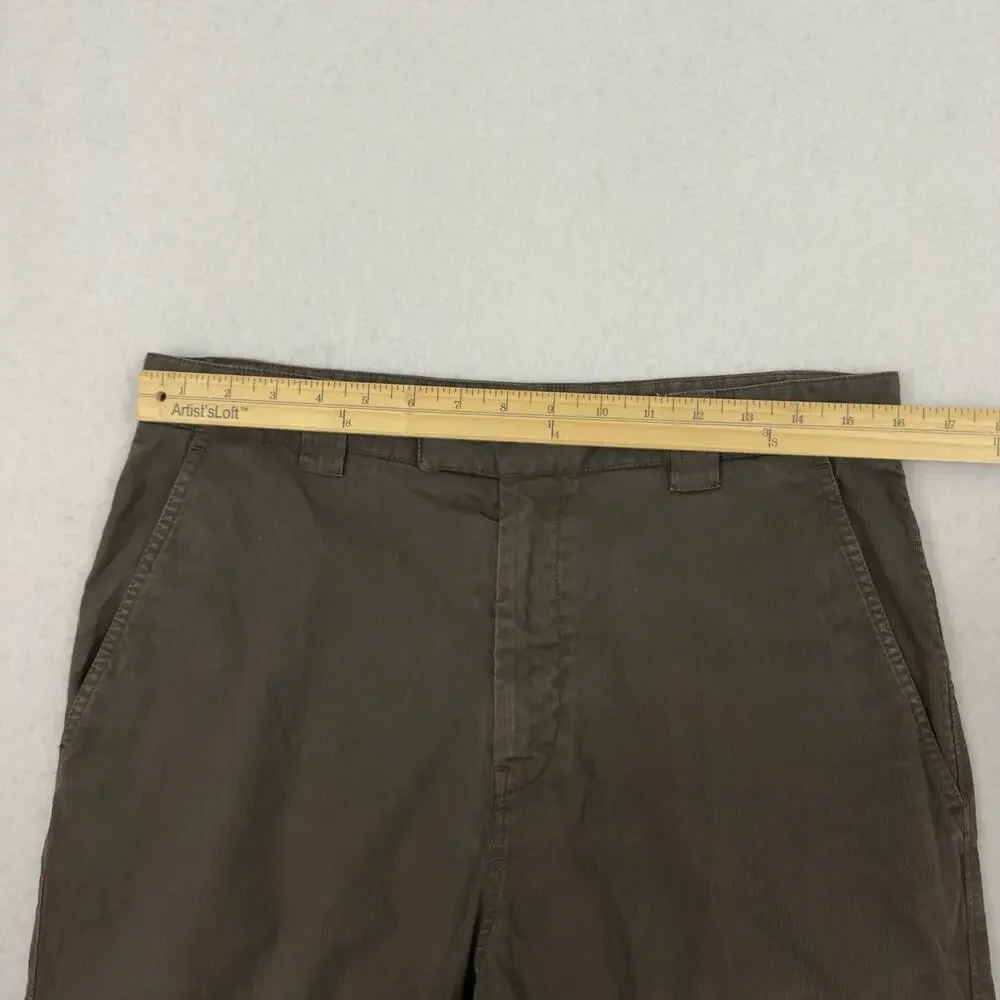 Salvatore Ferragamo Chino Pants Mens Size 48 US 32 Brown Stretch Casual Trousers